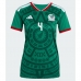Mexiko Edson Alvarez #4 Hemmatröja Dam VM 2026 Kortärmad
