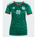 Mexiko Hirving Lozano #22 Hemmatröja Dam VM 2026 Kortärmad