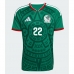 Mexiko Hirving Lozano #22 Hemmatröja VM 2026 Kortärmad