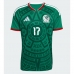 Mexiko Orbelin Pineda #17 Hemmatröja VM 2026 Kortärmad