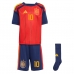 Spanien Dani Olmo #10 Hemmatröja Barn VM 2026 Kortärmad (+ Korta byxor)