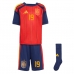 Spanien Lamine Yamal #19 Hemmatröja Barn VM 2026 Kortärmad (+ Korta byxor)