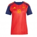 Spanien Martin Zubimendi #18 Hemmatröja Dam VM 2026 Kortärmad