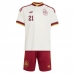 Spanien Mikel Oyarzabal #21 Bortatröja Barn VM 2026 Kortärmad (+ Korta byxor)