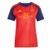 Spanien Mikel Oyarzabal #21 Hemmatröja Dam VM 2026 Kortärmad