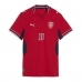 Tjeckien Patrik Schick #10 Hemmatröja Dam VM 2026 Kortärmad